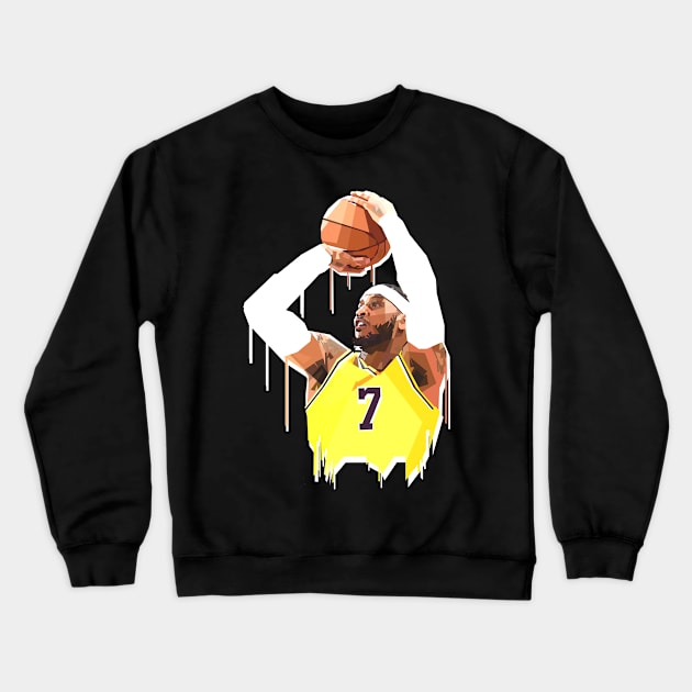 CARMELO ANTHONY Crewneck Sweatshirt by Vector Baturaja